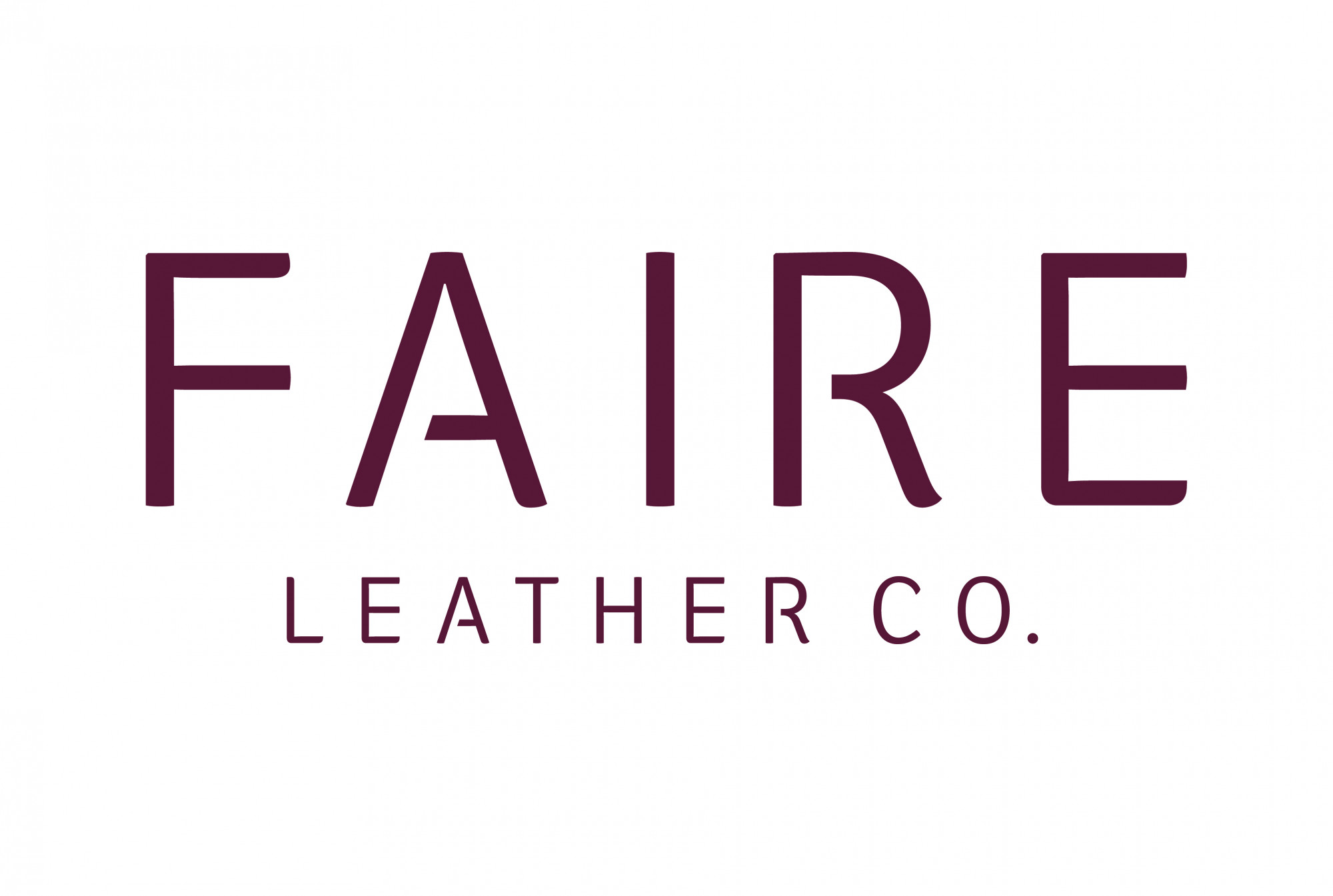 Faire Leather Logo 1c burgundy 01 min